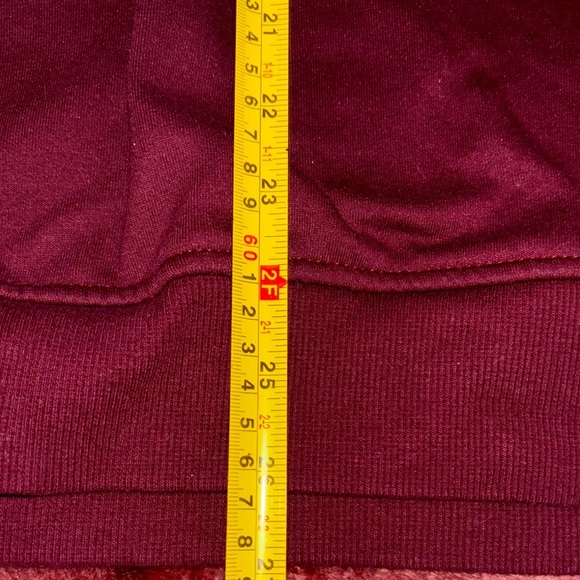 Men's Burgundy I Zod quarter zip Sweater - Picture 5 of 6